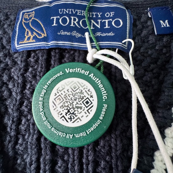 OVO University of Toronto Navy Sweater Vest NEW WITH TAGS!!! - Picture 6 of 9